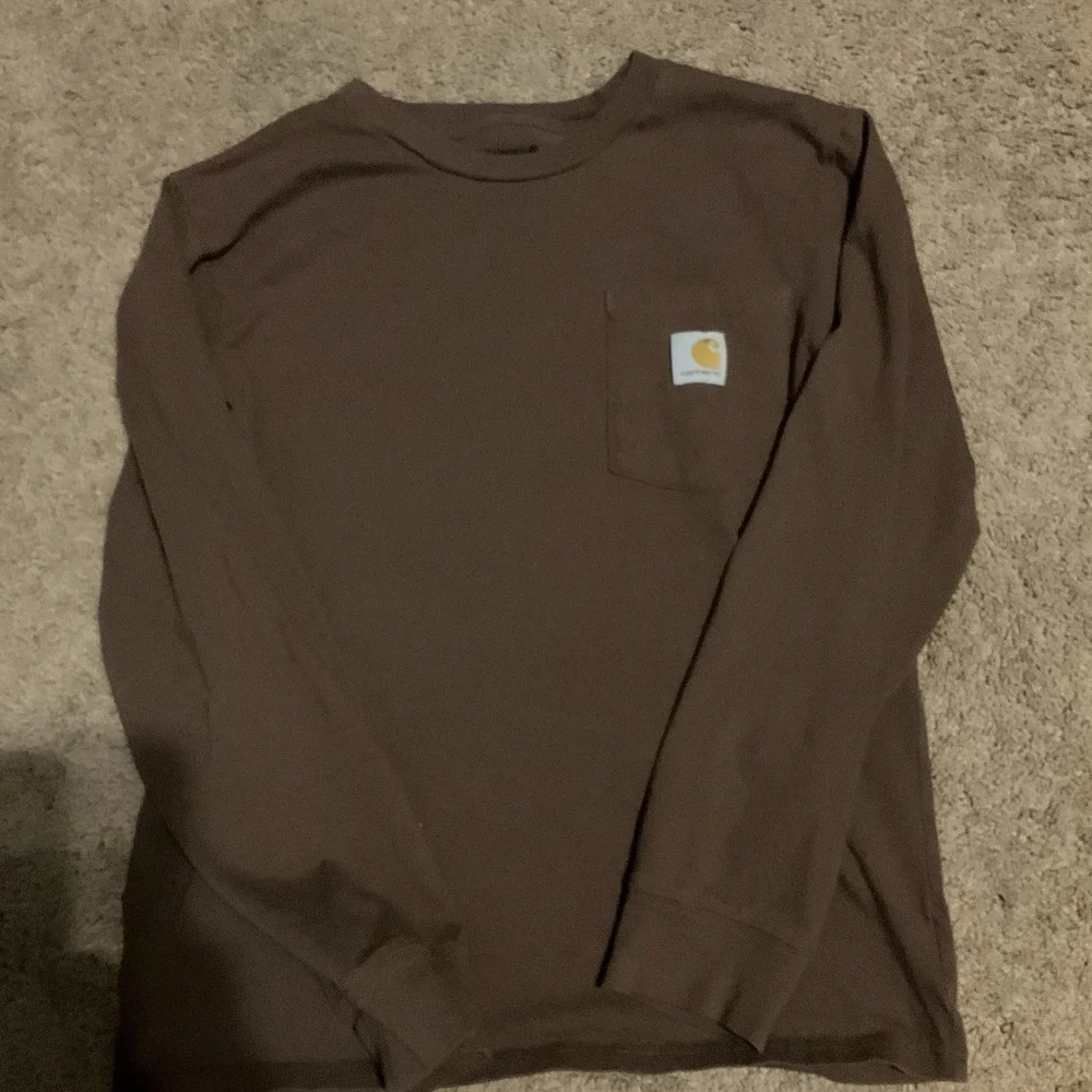 Carhartt Force Shirt  LargeLG  14/16 BoysLong Sleeve Relaxed Fit Pocket Workwear